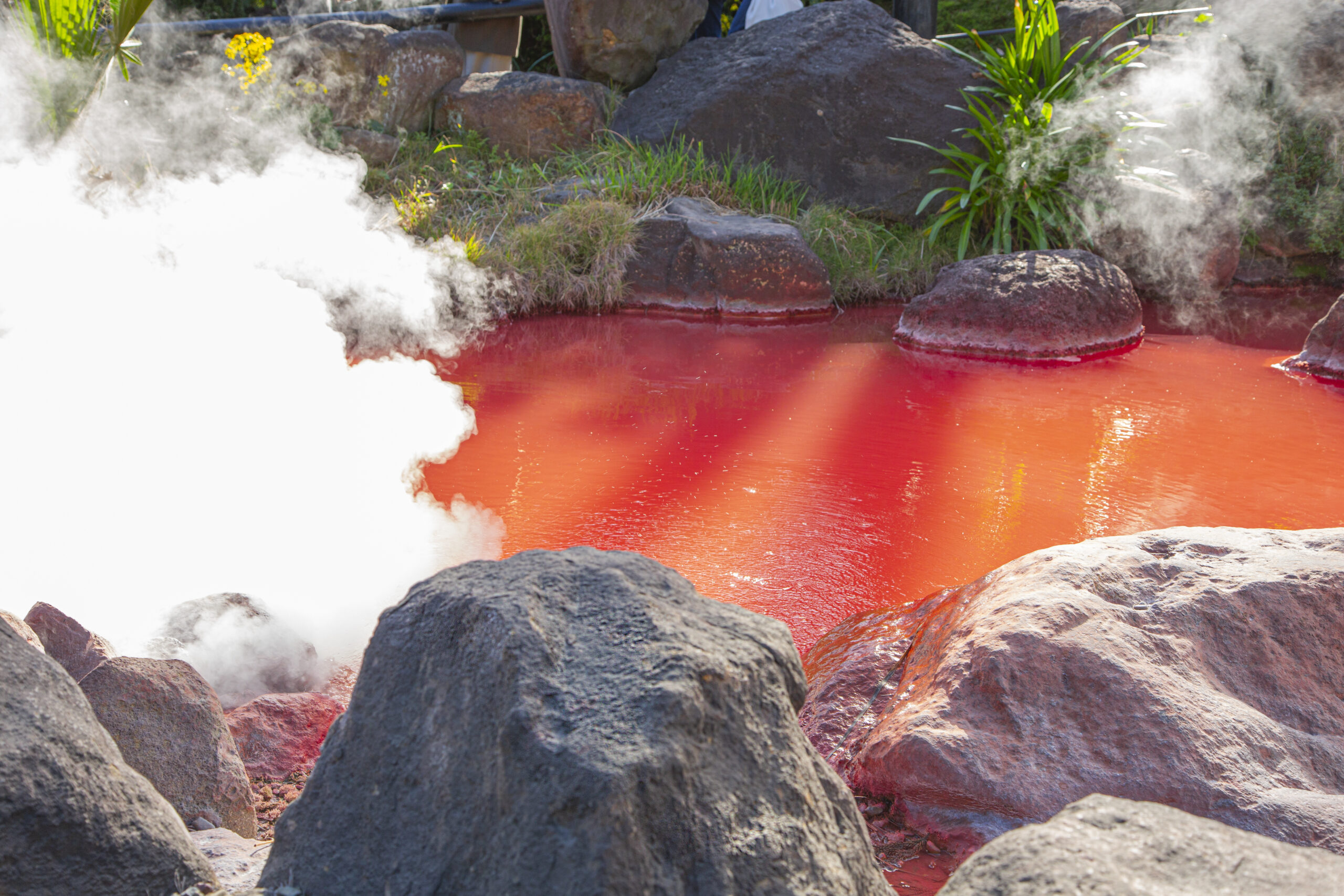 Beppu hot spring in Kyushu